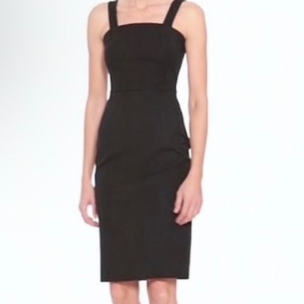Banana Republic Black Shift Dress with Straps 10